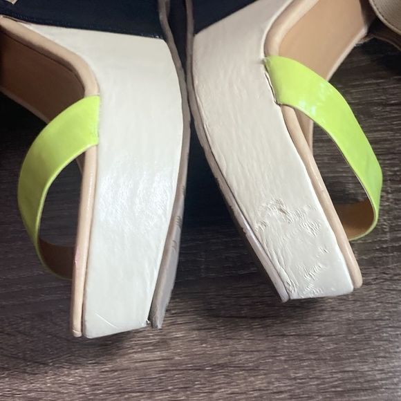 Matisse Women's Sz 8 Multi-Color Platform Wedge Sandals - Picture 9 of 12